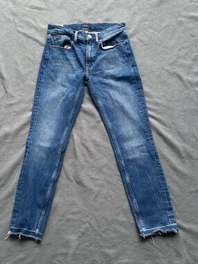 Polo by Ralph Lauren Women's Straight Leg Jeans in Dark Blue Wash